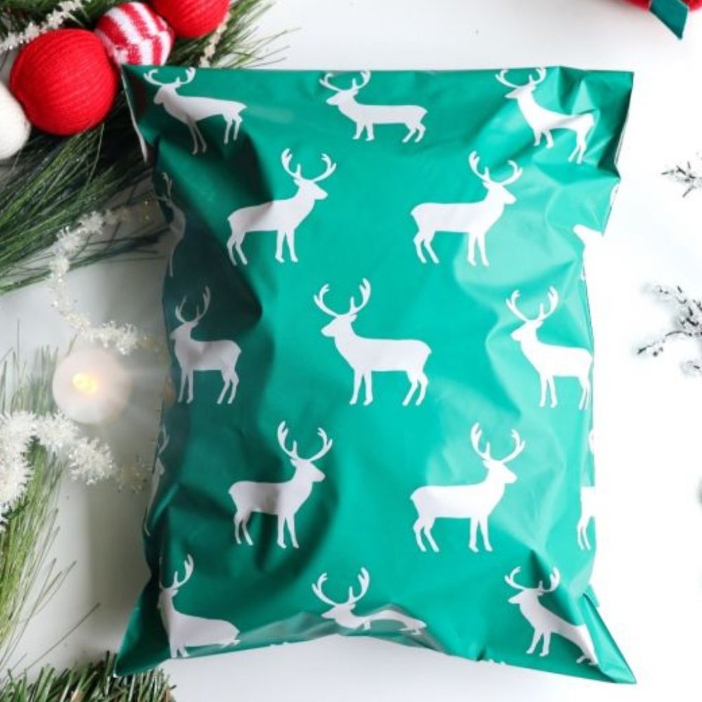20 10x13 deer designer polymailer